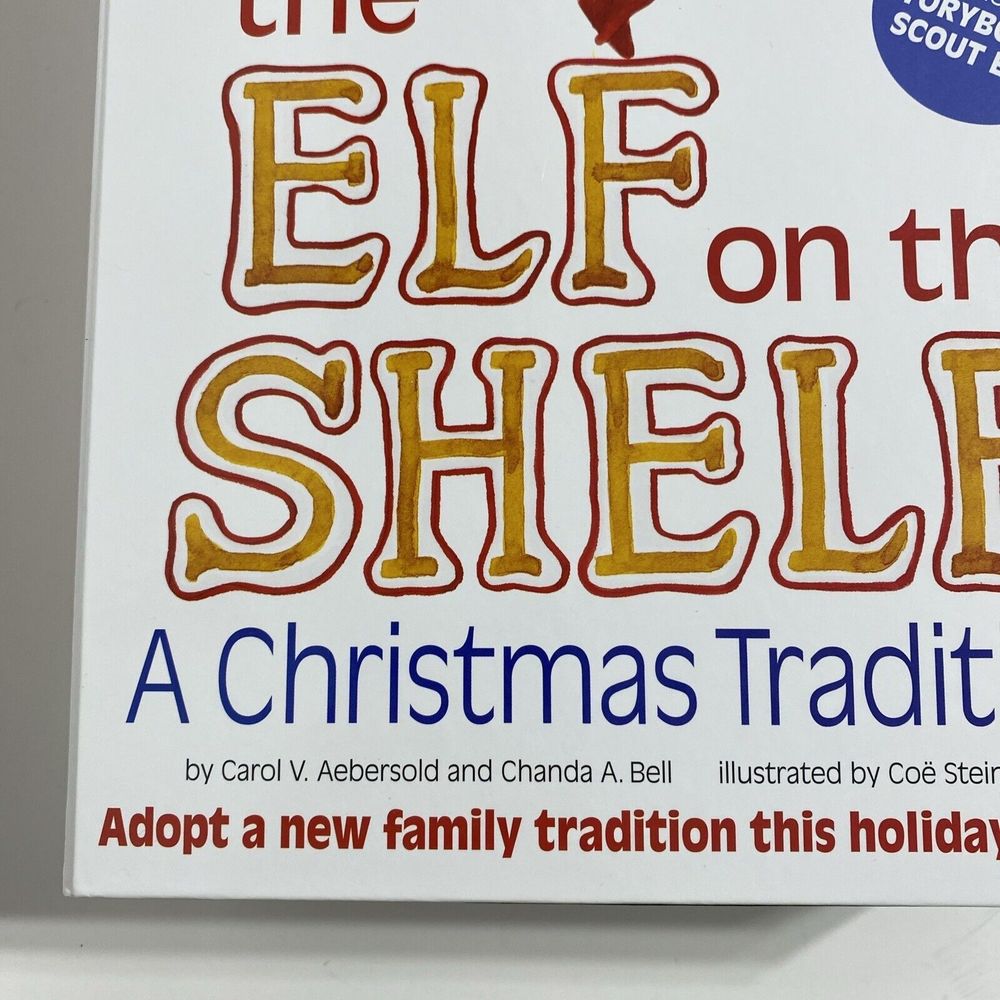 Elf On The Shelf Brown Eyed Dark Skin Boy Doll Figure And Story Book Boxed New - Picture 5 of 10